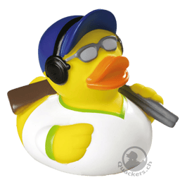 Sportschütze Badeente