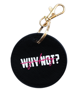 Schlüsselanhänger Why not black