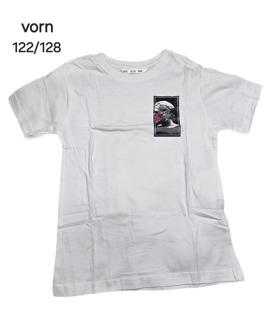 Kindershirt weiß Statur