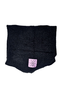 Dreickstuch schwarz pink