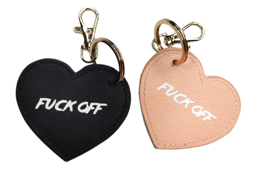 Schlüsselanhänger Herz Fuck off
