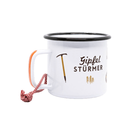 Emaille Tasse - Gipfelstürmer