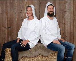 hirthemd.ch | 7/8-Arm Hirthemd mit Kapuze