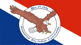 Keweenaw Bay Indian Community Flag