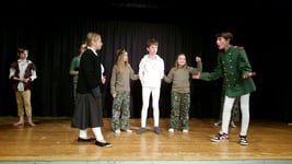 Proben zum Theater STURM UM PILATUS