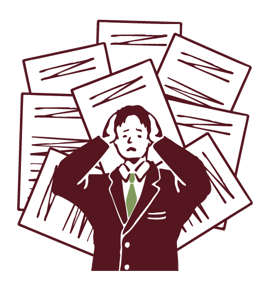 借金・債権整理のイメージイラスト