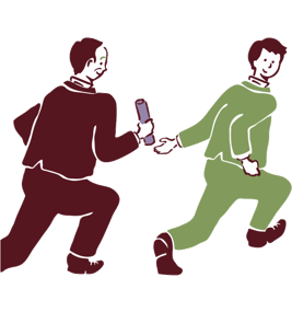 事業承継のイメージイラスト