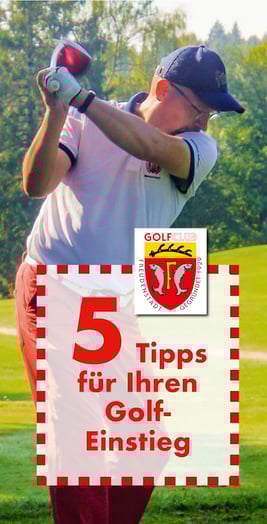 Titel vom Golf-Einsteiger-Flyer 2020.