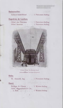 715-002 Abbildung in einem Werbeprospekt. Im Besitz der Familie Lang, zur Verfügung gestellt von der OGS Seebach