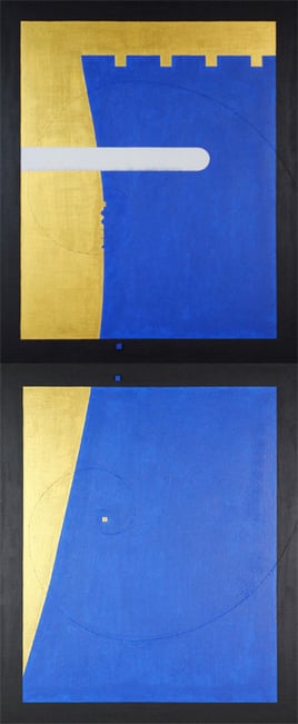 LANDSCAPE 1    606mm×1454mm  F20×2   Acrylic, wood   2014