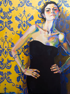 portrait of a woman, inspired by the short story by Charlotte Perkins Gilman 