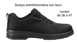 Ariell divise da lavoro Scarpa da lavoro con puntale Egochef nero