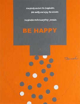 HAPPY GACHA  6   318mm*410mm   F6   2021  acrylic on canvas, wood