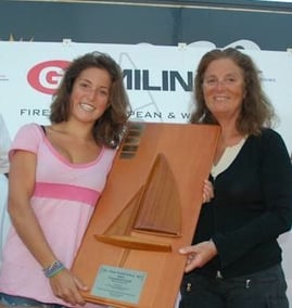 Enrica Bertini, con la figlia Paola, vittoriose al Mondiale Fireball 2013 "Fireball Classic Boat"