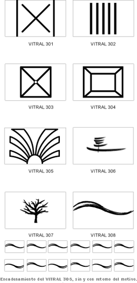 Serigrafías de barandilla Vitral 