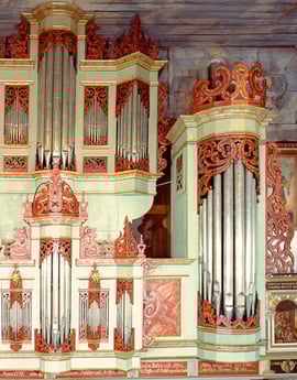 Ausschnitt Orgelprospekt