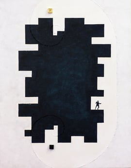 Time Line 1   F6   318mm×410mm  Acrylic 2011