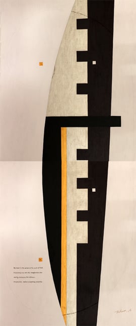 The Key 2   F20×2   606mm×1454mm   Acrylic 2012