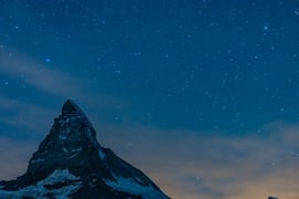 マッターホルンの星空