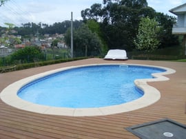 piscinas de poliester forma riñón Elipsa 8