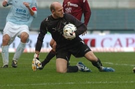 Torwarttrikot Ausweich. Sponsor Ina Assitalia.