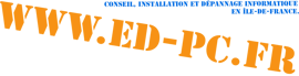 ED-PC.FR Dépannage et vente informatique.