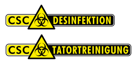 CSC Desinfektion und Tatortreinigung
