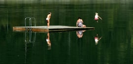 Badefreuden am Sylvensteinsee