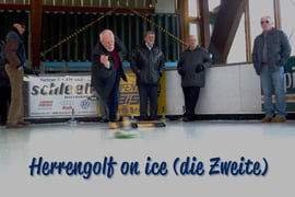 Herrengolf on ice Golf-Club Freudenstadt. Foto Rainer Sturm stormpic.de