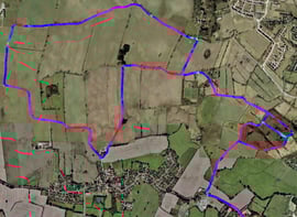 Bike-Jöring-Tour am 21.06.2011  - Quelle: google earth