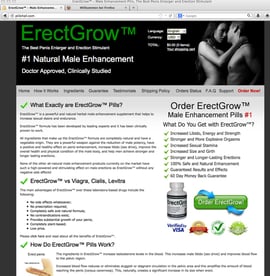 ...aber bei den Unterseiten geht es zur Sache