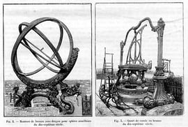 instruments d'observation-sphère armillaire, cercle gradué- du musée d'astronomie Khubilai Khan de Pékin (source: membres.lycos.fr, 2009)