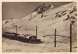 Eigen-Verlag der Berninabahn  Karte ungelaufen, vermutlich aus den 30er-Jahren (Hinweis auf Salon- und Speisewagen auf der Rückseite)