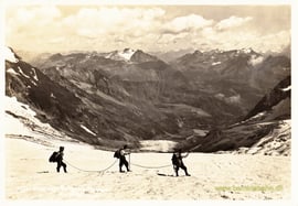 395-001 Verlag Photo Albert Steiner, St. Moritz. Karte gelaufen ohne Datum