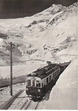 Verlag Otto Furter, Davos. Karte gelaufen 15.3.1953