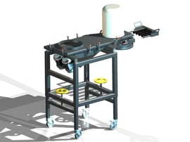 Schwingförderer mit Magnetabscheider