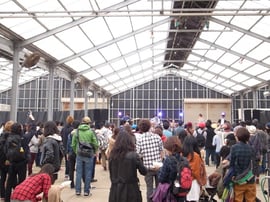 ハウス内で繰り広げられるライブパフォーマンス