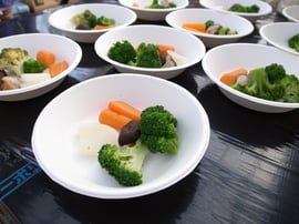 素材の味わいが楽しめる色鮮やかな温野菜