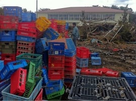 廃プラスチック回収の様子