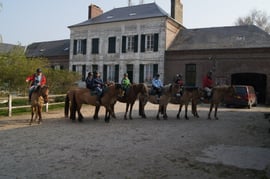 Départ de la balade