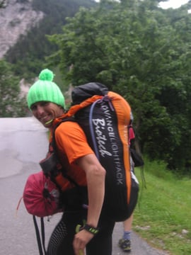 Abmarsch in Mandling