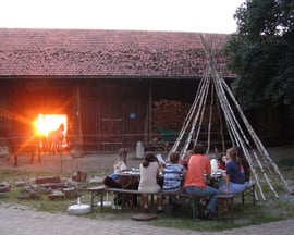 Laberfeuerromantik auf dem Thalerseehof