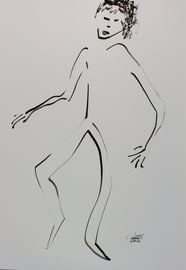 Tanz 8, Tusche auf Papier,  30x42 cm, 150 €