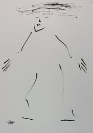 Tanz 13, Tusche auf Papier,  30x42 cm, 150 €