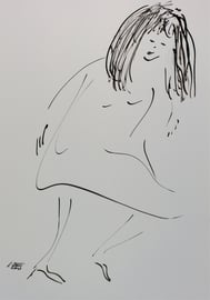 Tanz 6, Tusche auf Papier,  30x42 cm, 150 €