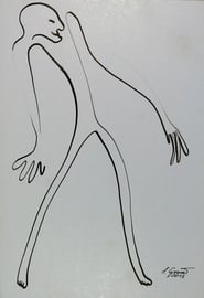 Was?, Tusche auf Papier, 21x30cm, 140 €