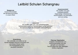 Das Leitbild der Schulen Schangnau, Version 2007