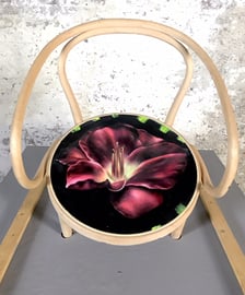 CHAISE RADIEUSE, mineral paint on wood, acrylic on canvas, 2015    