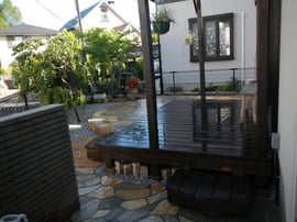 庭改修（乱形貼石）工事＠奈良県北葛城郡広陵町