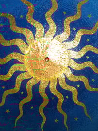 Restauro del mosaico (origine 1930) nella Cappella Pagani a Torre, Val di Blenio - CH (Restauro 2015).  